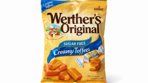 Werther's pehmeät, sitkeät kermatoffeet