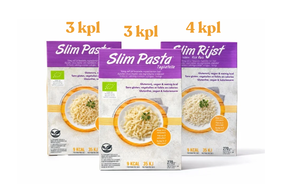 KYMPIN setti pastaa & riisiä - 10 pakettia
