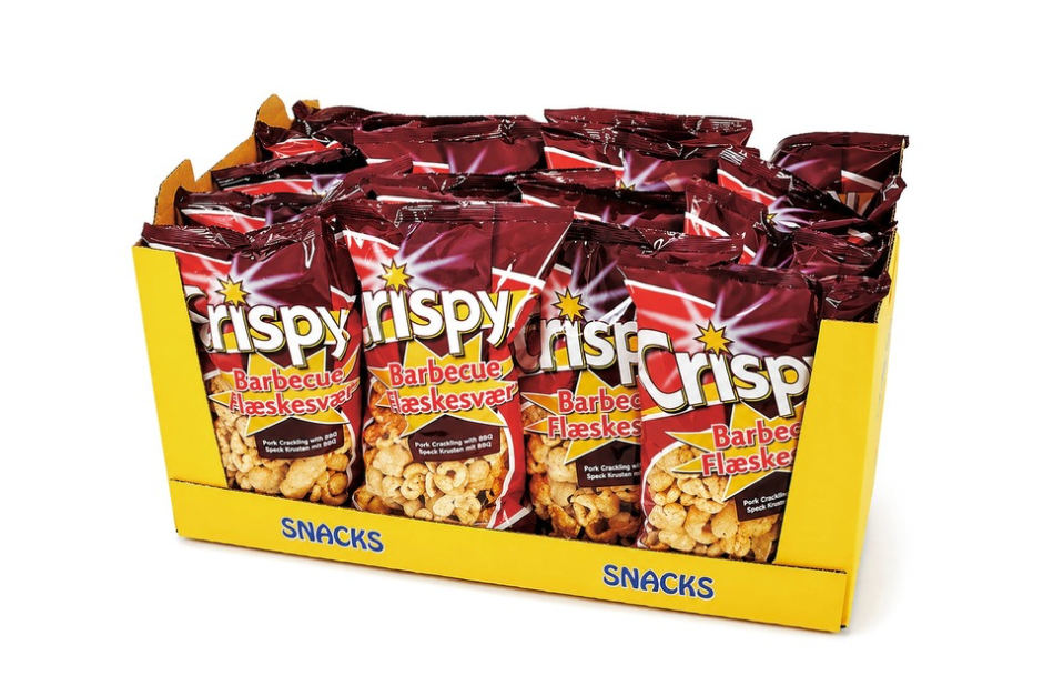 Crispy Possu protein Snacks mieto BBQ - TUKKUERÄ 16kpl