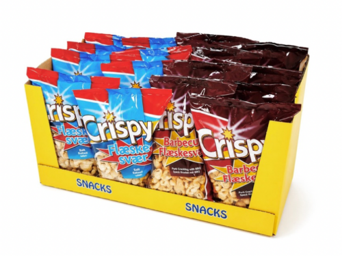 Crispy Possu protein Snacks 8 Salt + 8 BBQ - TUKKUERÄ 16kpl