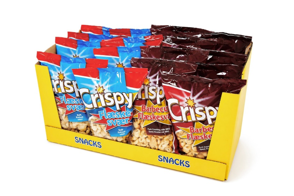 Crispy Possu protein Snacks 8 Salt + 8 BBQ - TUKKUERÄ 16kpl