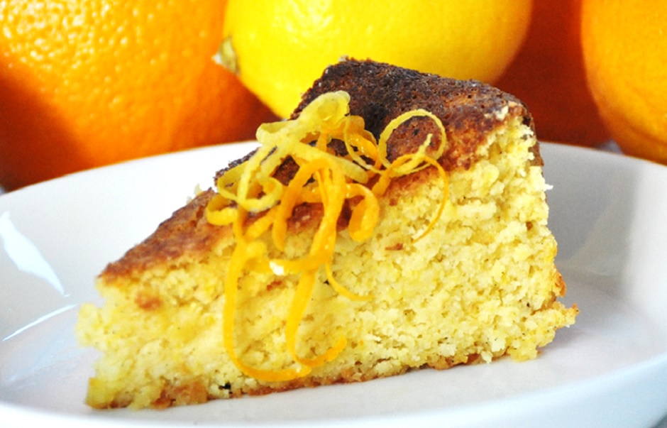 Sokeriton Pirkka appelsiini-sitruunakakku – gluteeniton