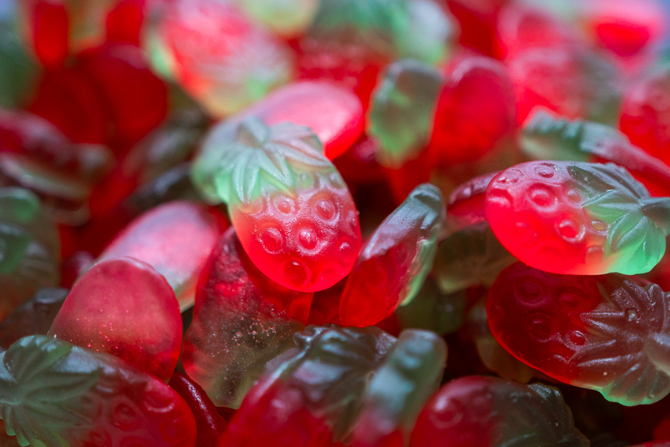 Sokerittomat mansikat - klassiset irtokarkit